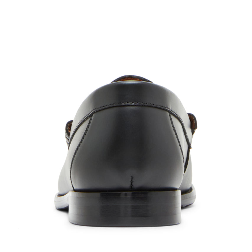 ABBELL BLACK LOAFERS & MOCCASSINS