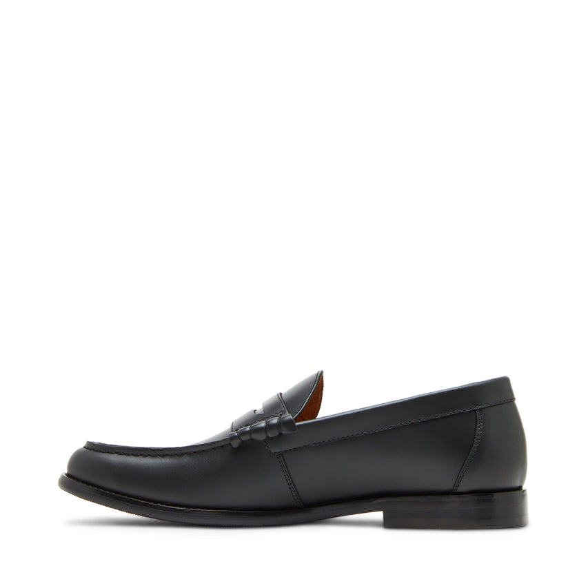 ABBELL BLACK LOAFERS & MOCCASSINS
