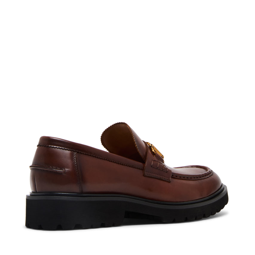 Marlow Tan Leather Men's Formal Slip-On Shoes - view 2