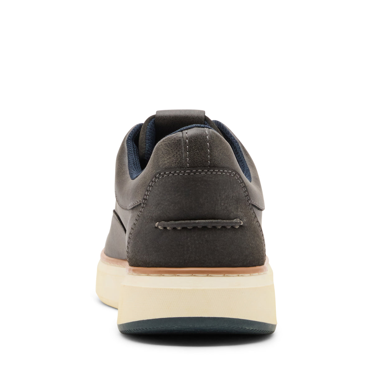Steve Madden Mparcel Men's Grey Lace-Up Shoes - rear view
