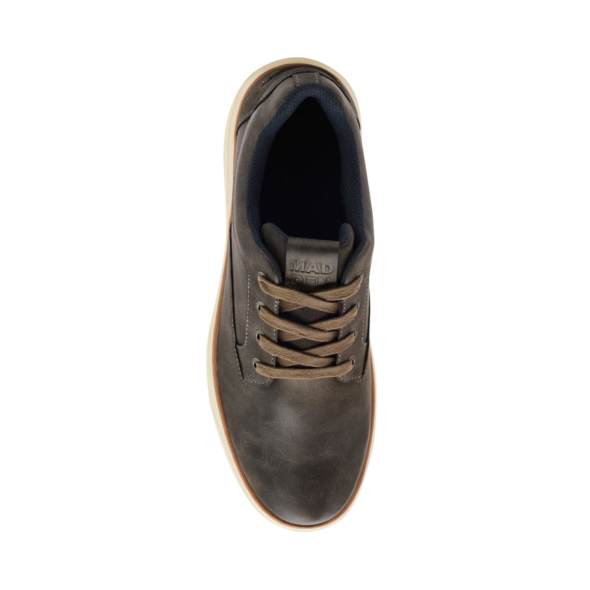 Steve Madden Mparcel Men's Grey Lace-Up Shoes - top view