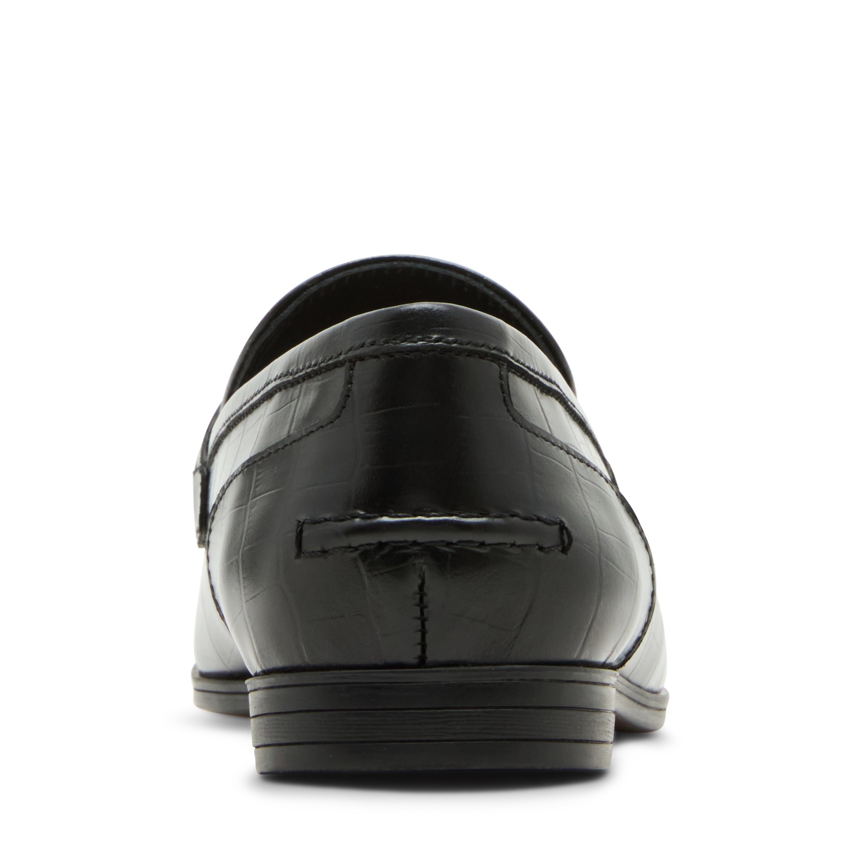 P-DELHAY BLACK CROCO LOAFERS & MOCCASSINS - view 4