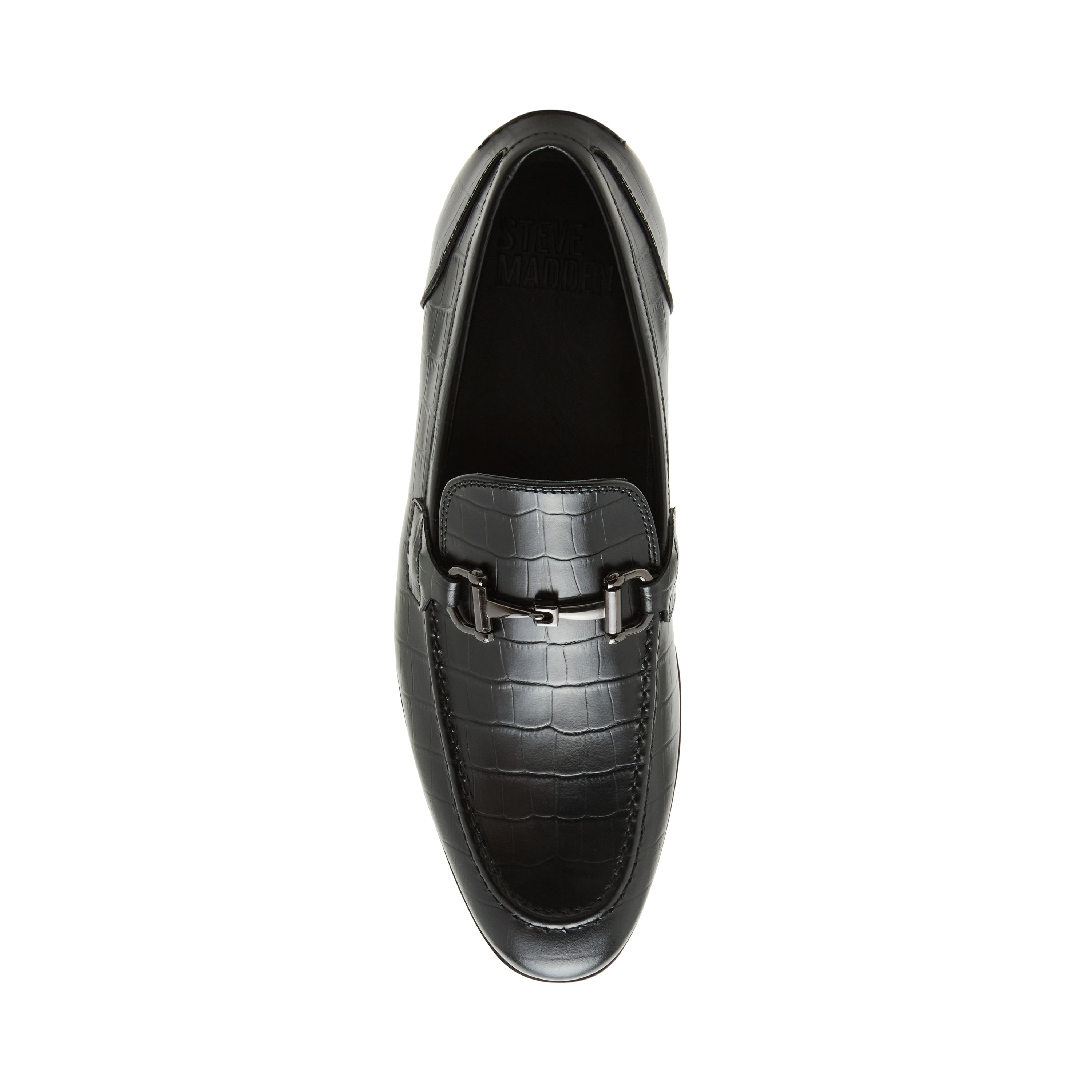 P-DELHAY BLACK CROCO LOAFERS & MOCCASSINS - view 5