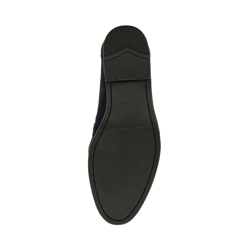 Passage C navy suede loafers - view 5
