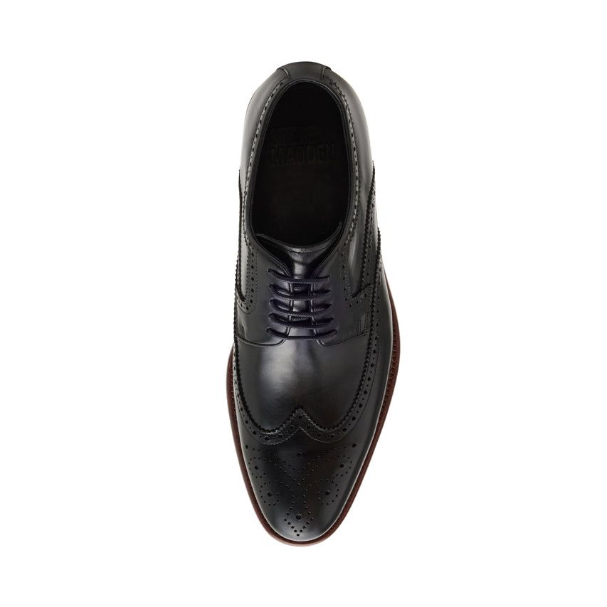 Sprocket-N Men's Black Leather Formal Shoes - view 7