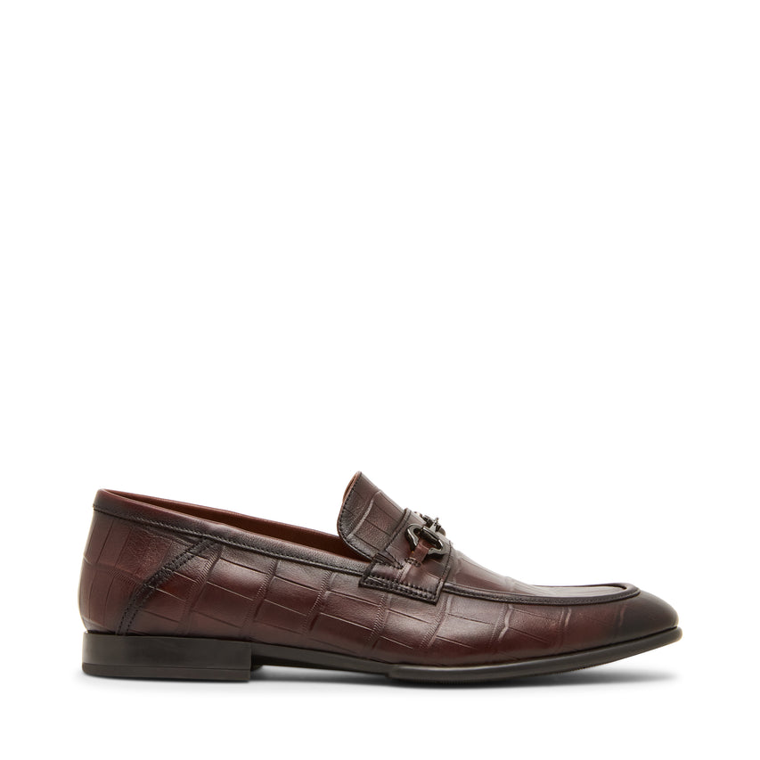Sutton Men's Brown Croc Lace-Up Shoes - view 6