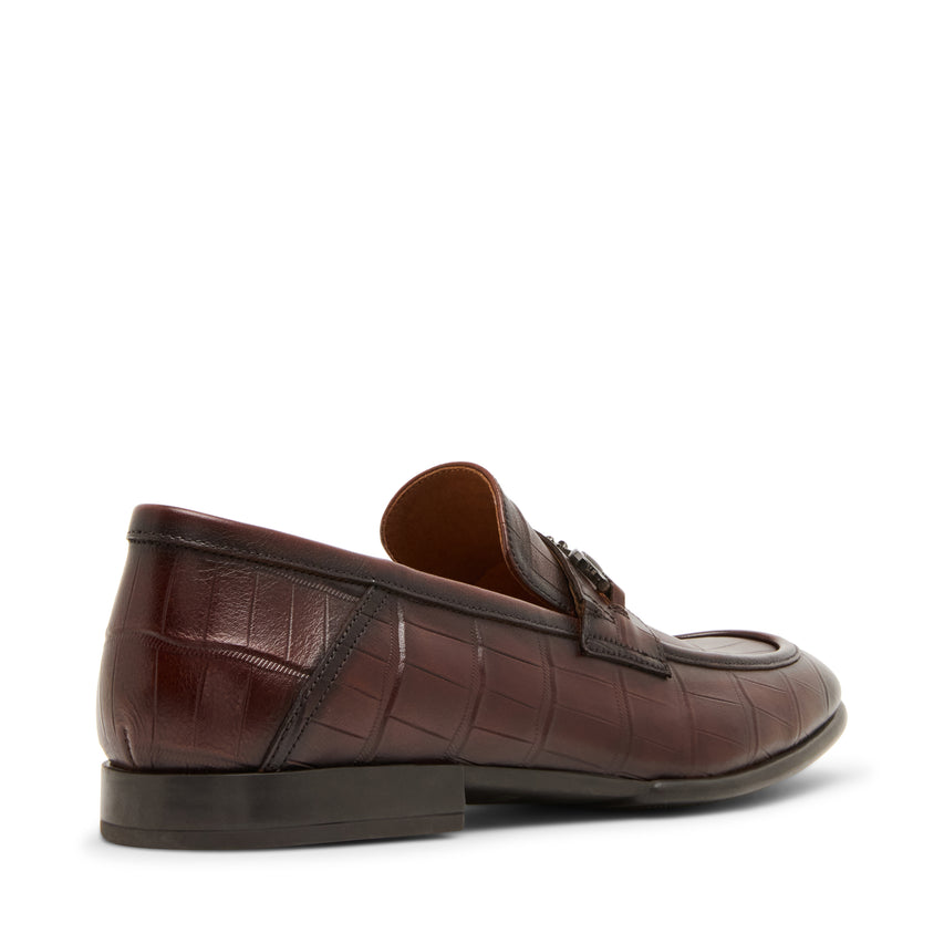 Sutton Men's Brown Croc Lace-Up Shoes - view 2