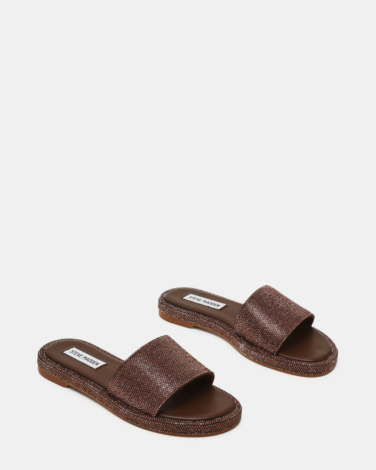 Addie Chocolate Flat Sandals - view 2
