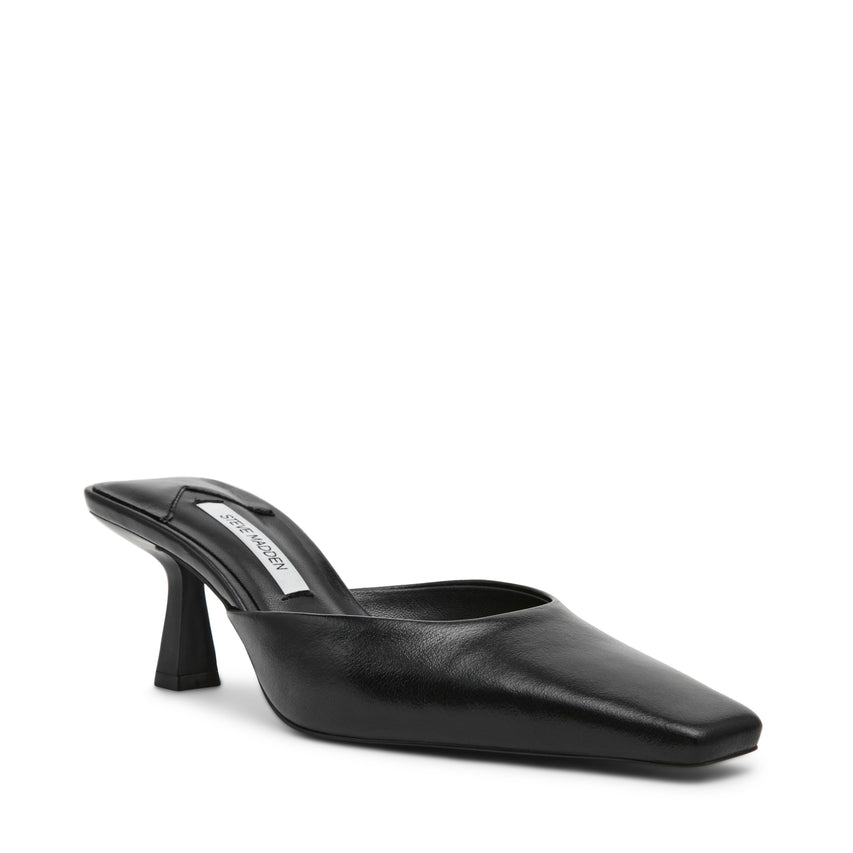 Alyse Women's Black Heeled Sandals — front view