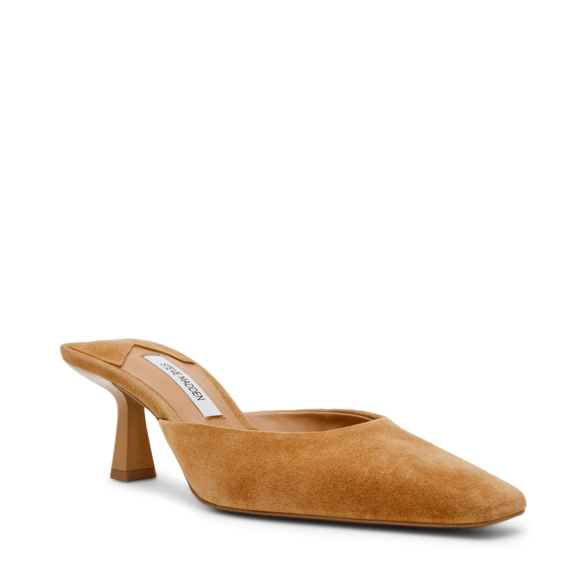 Alyse Women's Bone Pearlized Heeled Sandals — front view