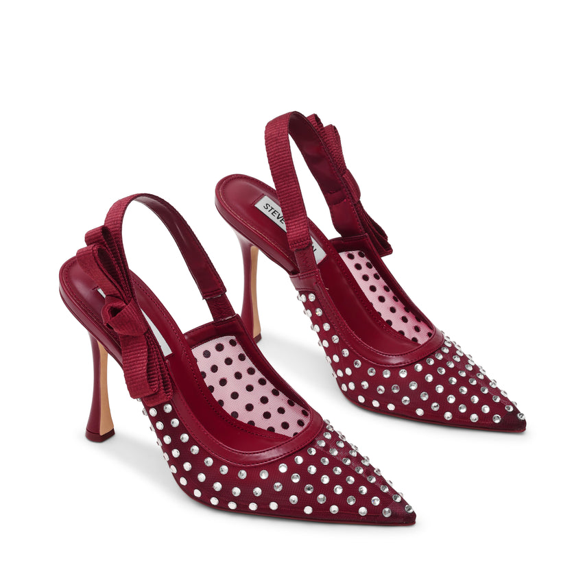 Brylie-R Women's Cherry Red Heels - view 5