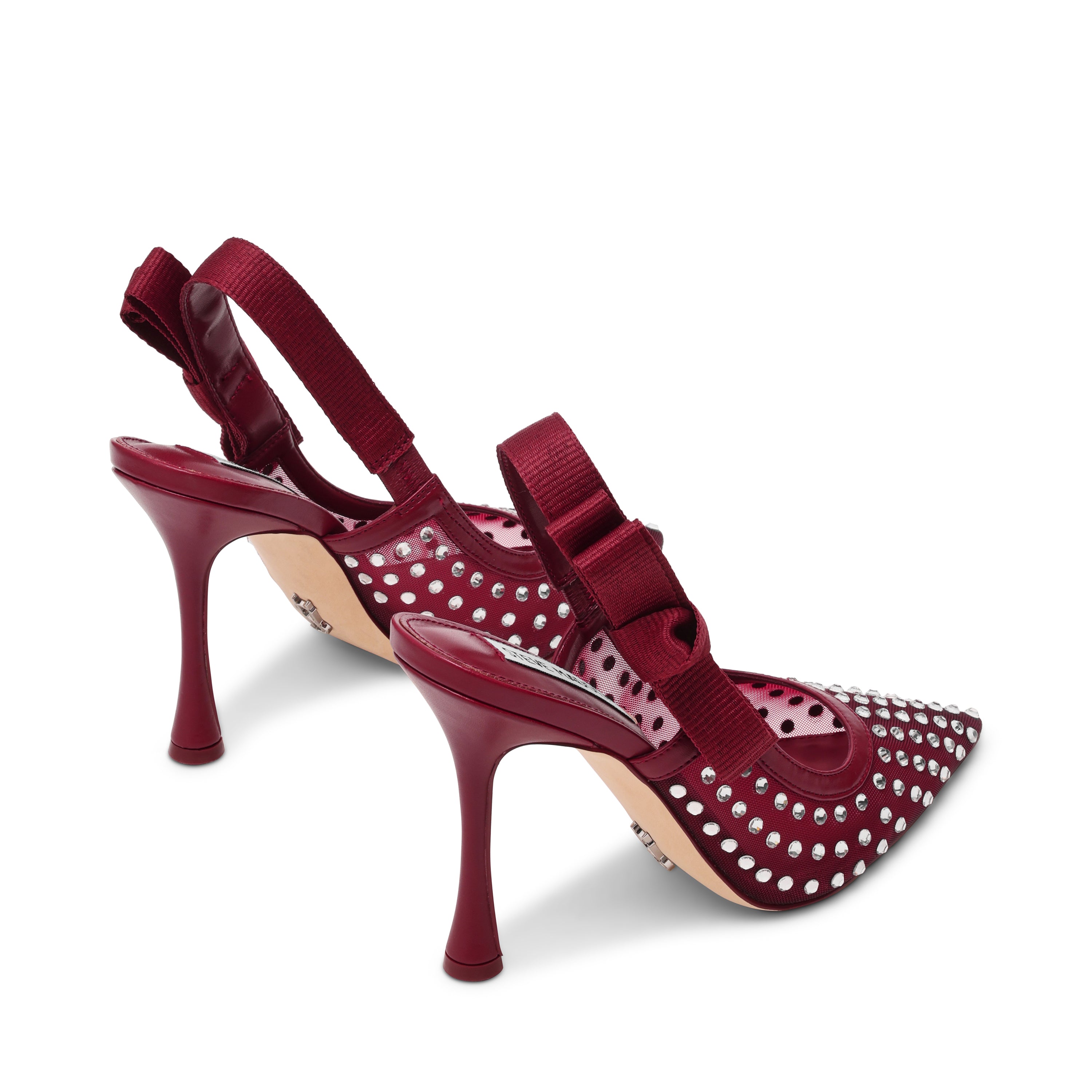Brylie-R Women's Cherry Red Heels - view 4