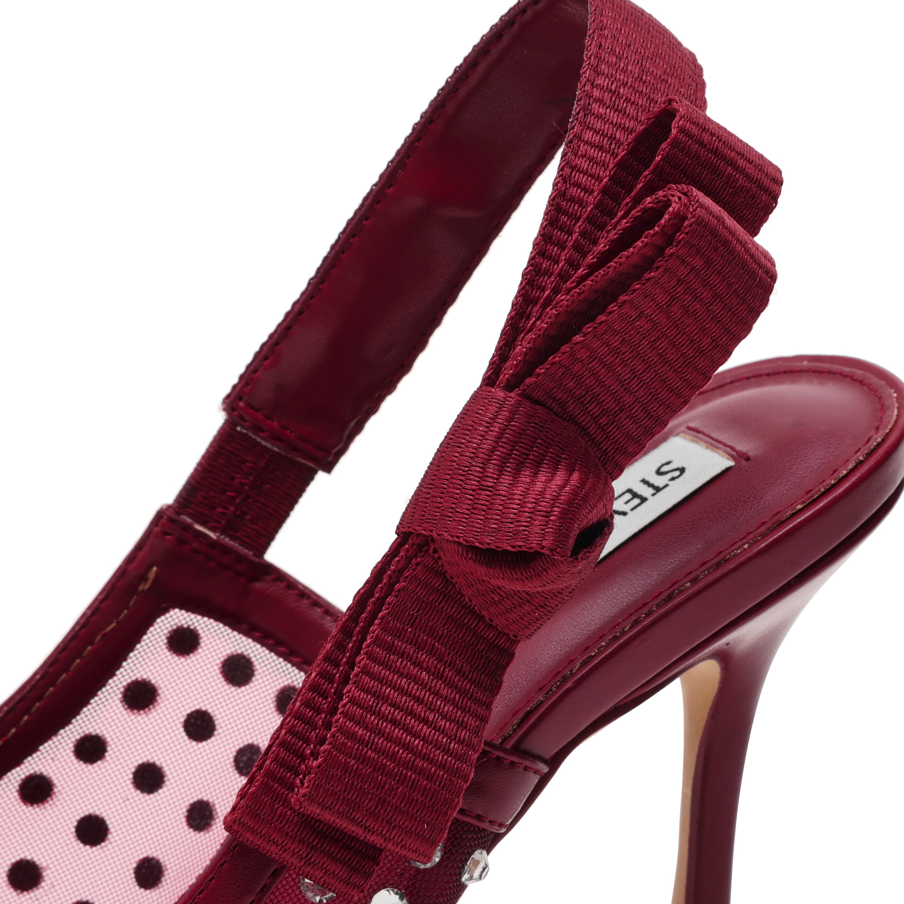 Brylie-R Women's Cherry Red Heels - view 3