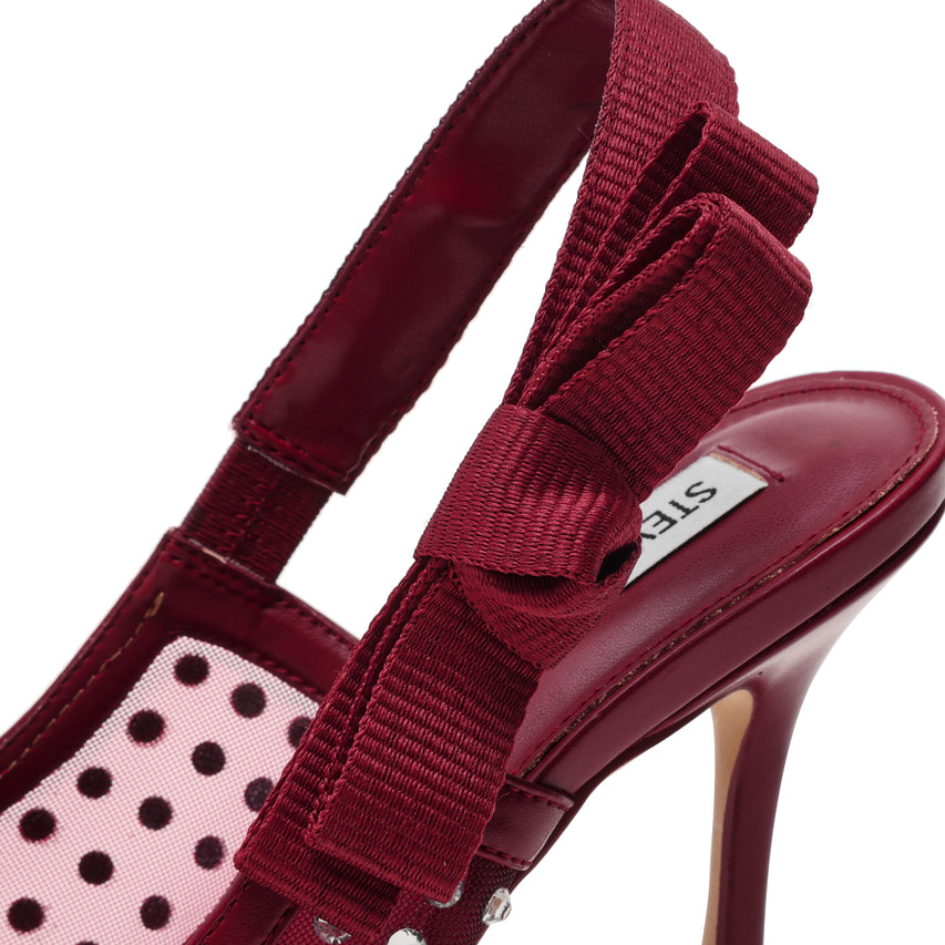 Brylie-R Women's Cherry Red Heels - view 3