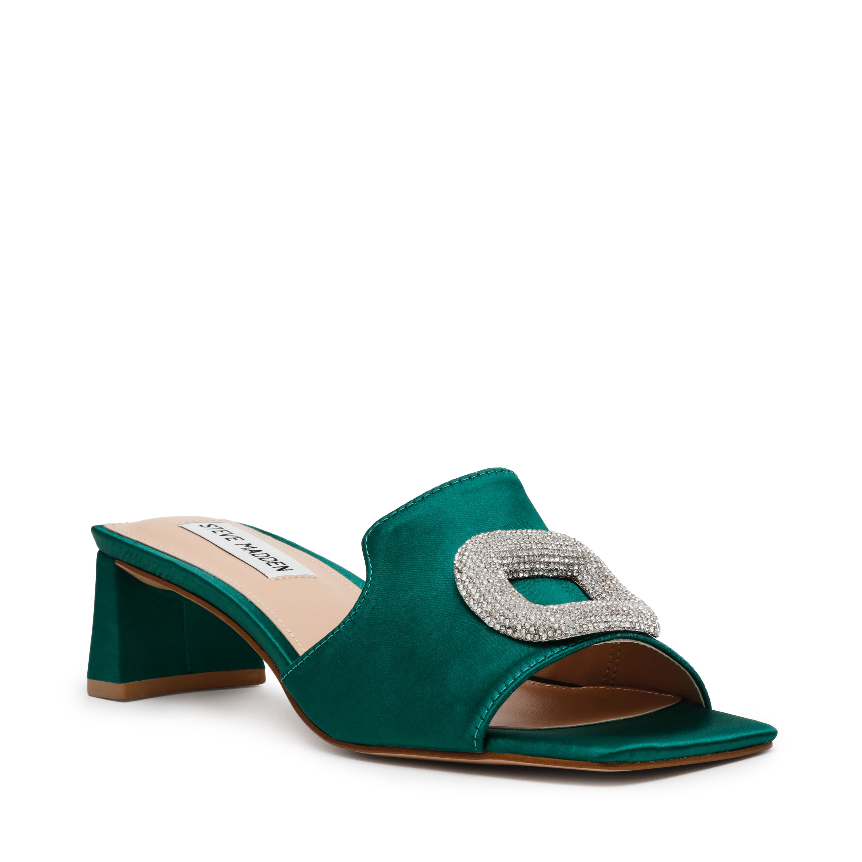 FAUSTINE EMERALD SATIN