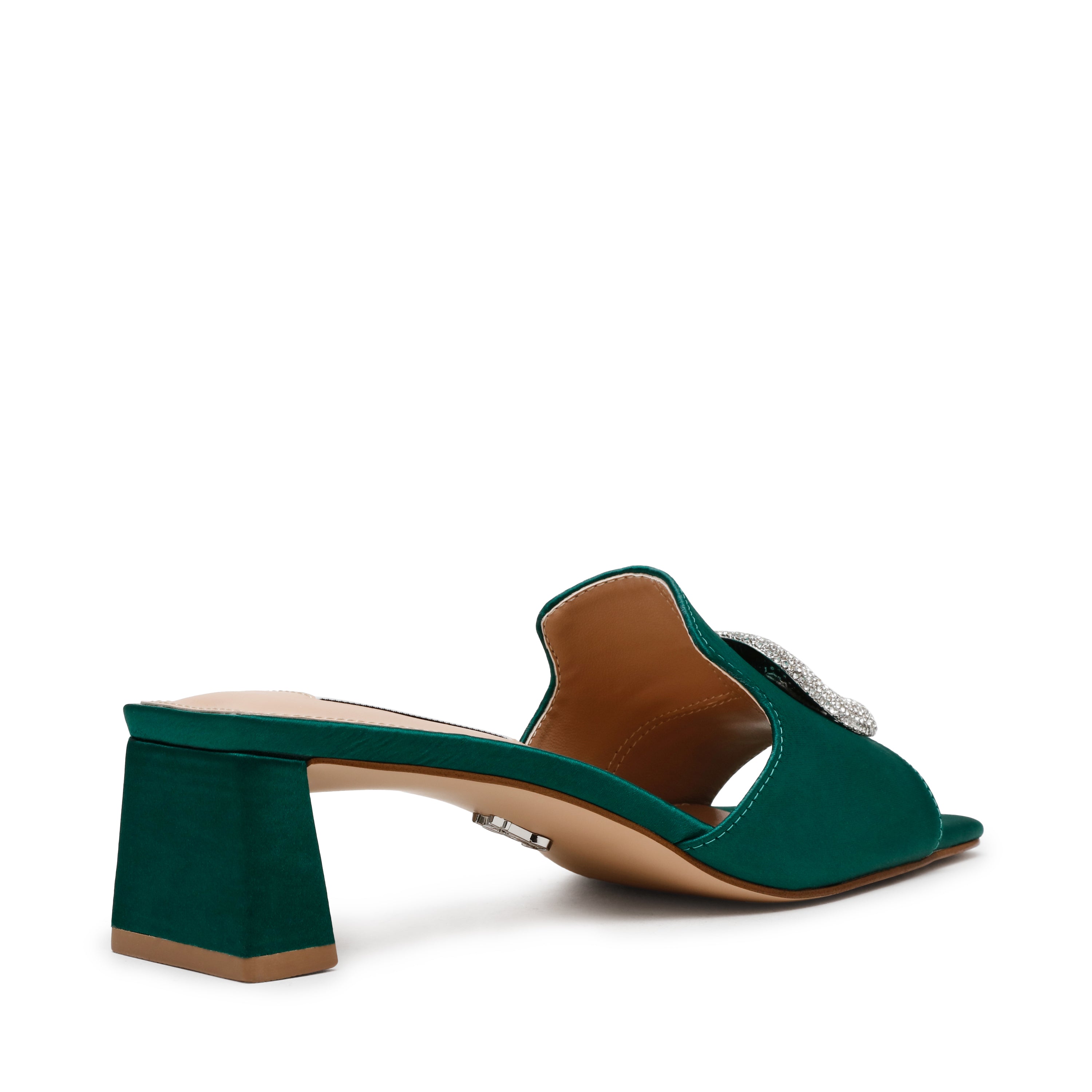 FAUSTINE EMERALD SATIN