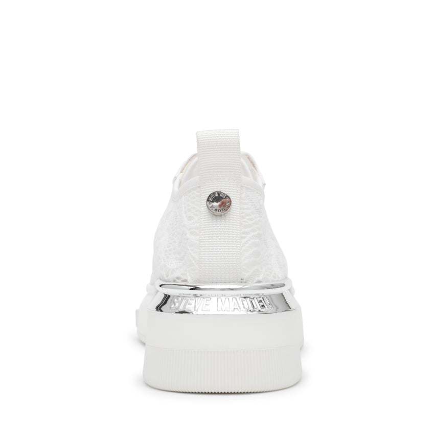 GLACIAL-L WHITE LACE SNEAKERS