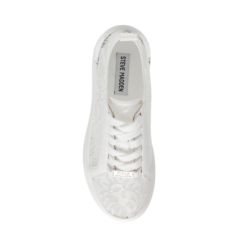 GLACIAL-L WHITE LACE SNEAKERS