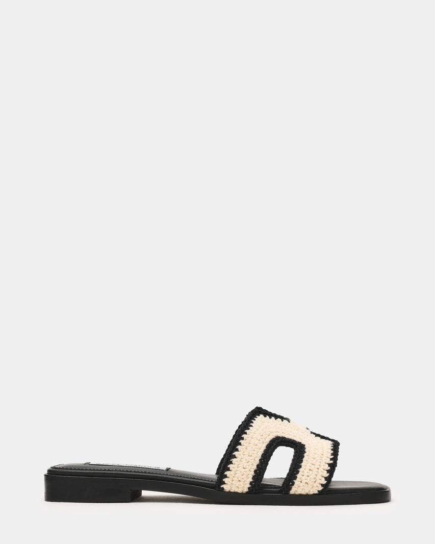 Hadyn-Cnw Women Black Flat Sandals