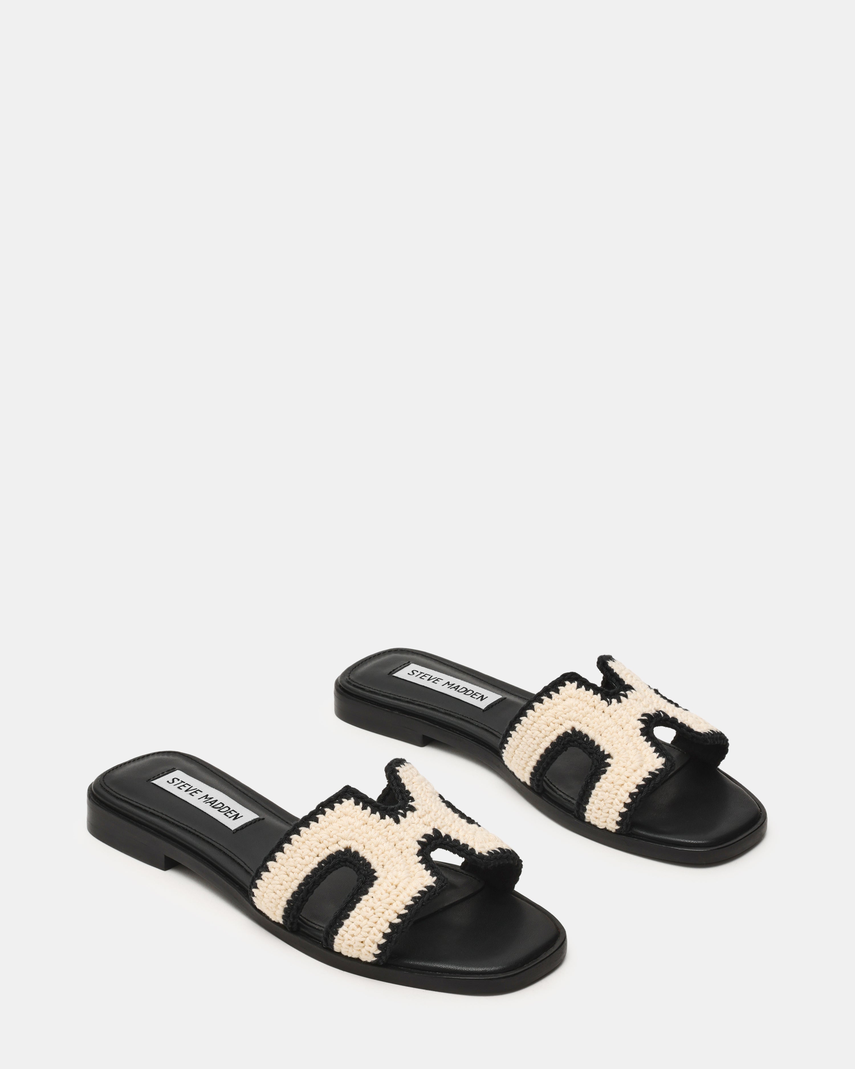 Hadyn-Cnw Women Black Flat Sandals - view 2