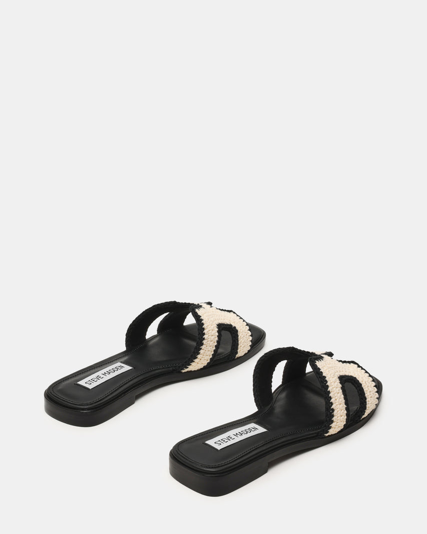 Hadyn-Cnw Women Black Flat Sandals - view 3