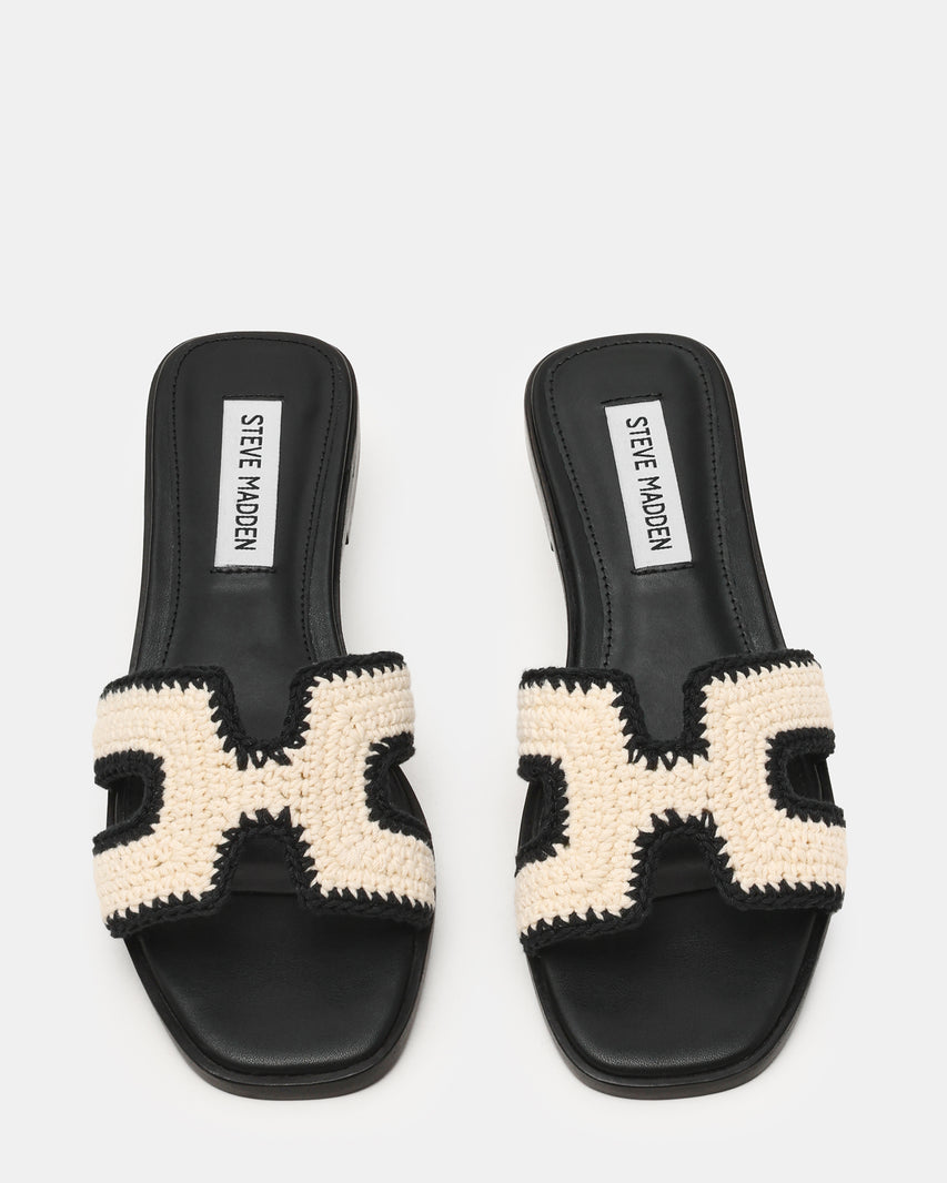 Hadyn-Cnw Women Black Flat Sandals - view 4