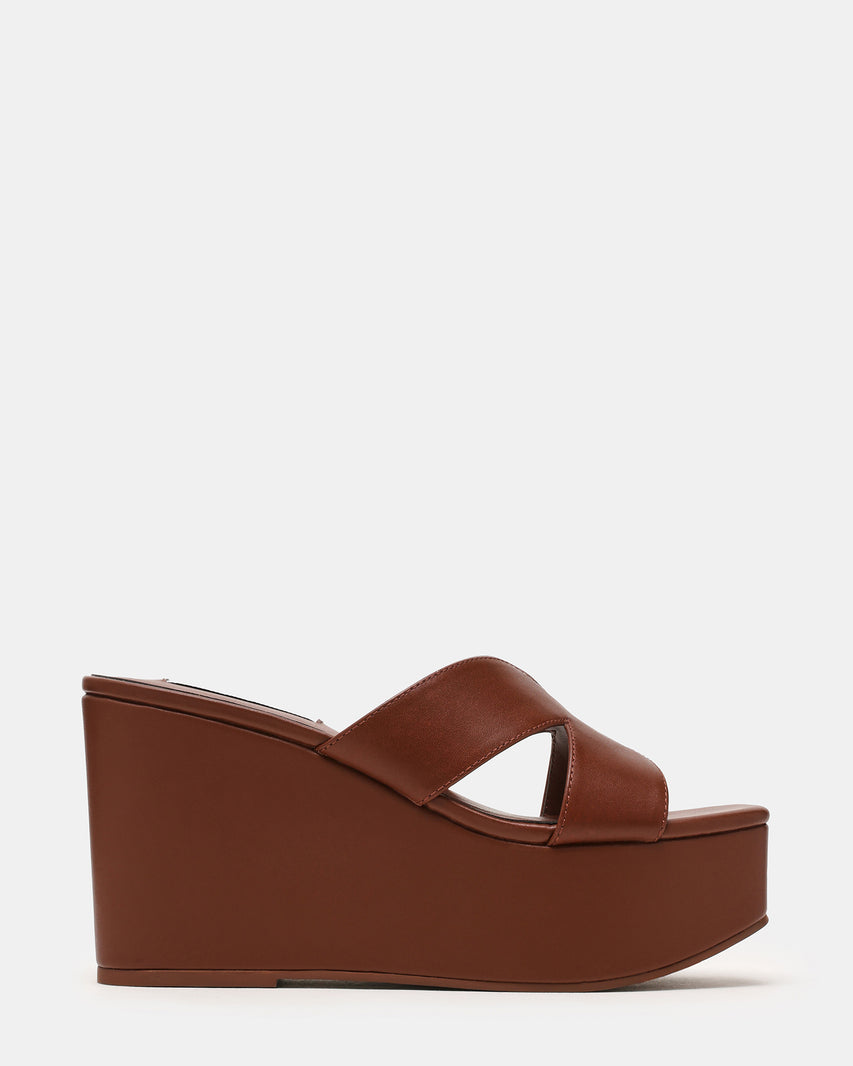 JUSTICE2.0 Women's Ground Coffee Sepia Heeled Sandals