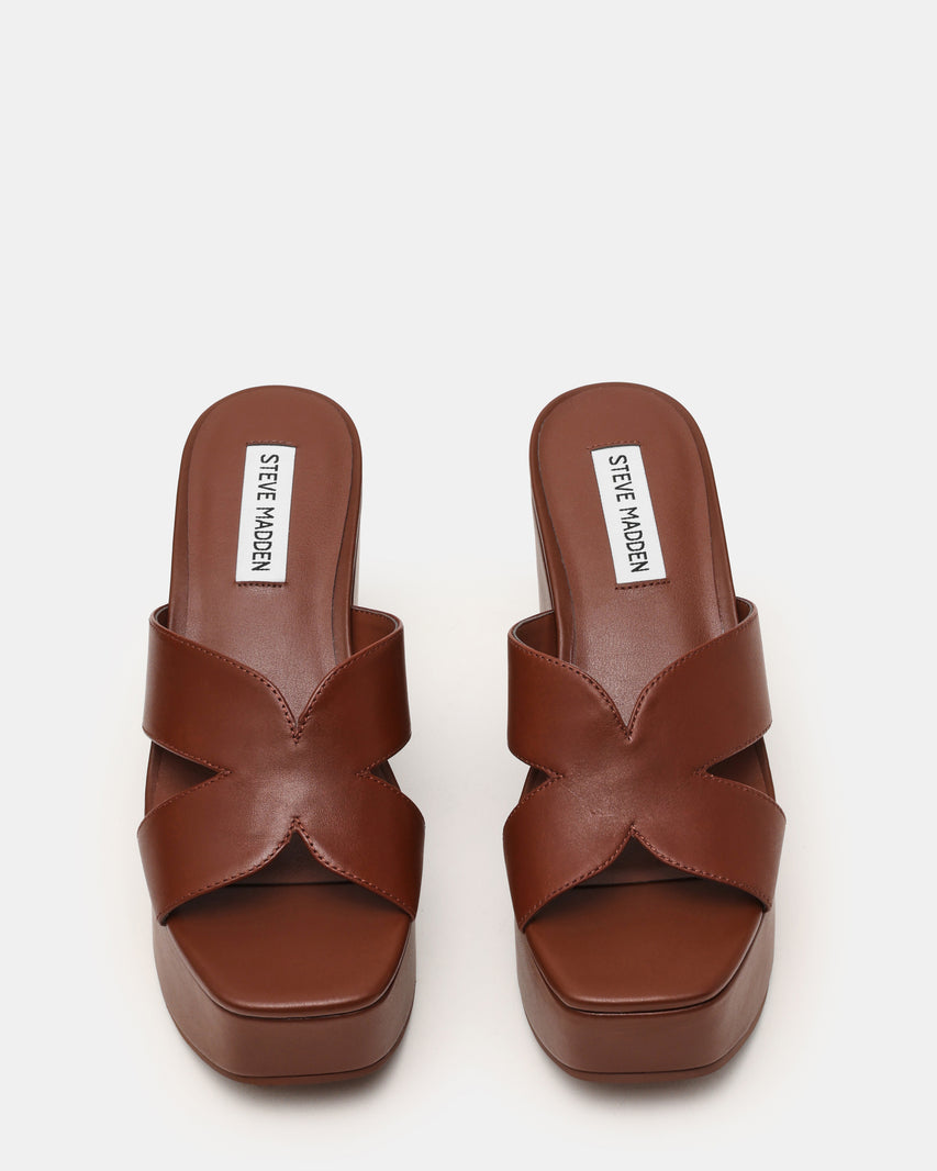 JUSTICE2.0 Women's Ground Coffee Sepia Heeled Sandals - view 4