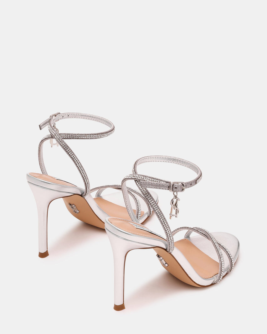 Jypsey-Cnr Silver Women's Heeled Sandals - view 3