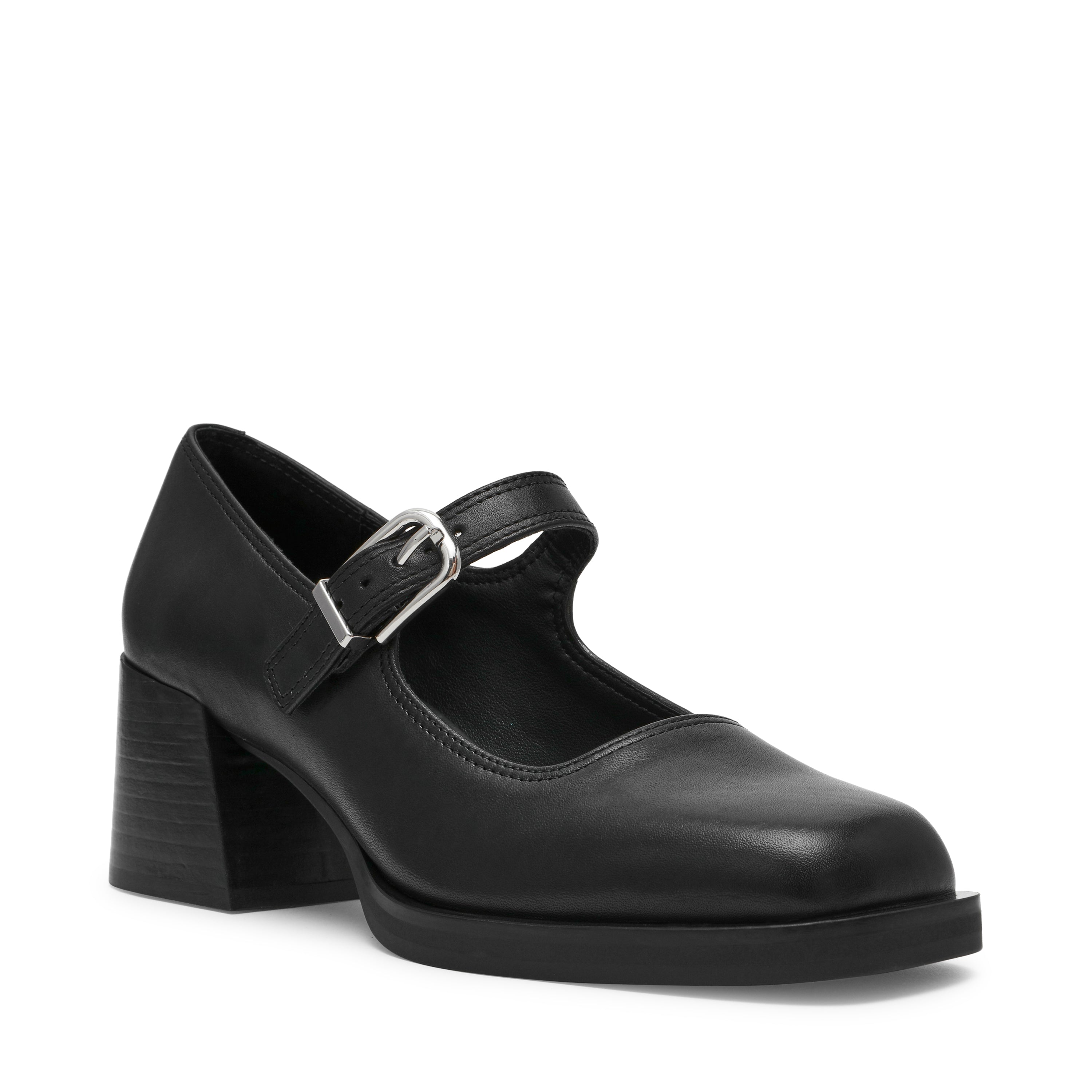 Steve Madden Lisbon women's black leather Chelsea boots, product view 1