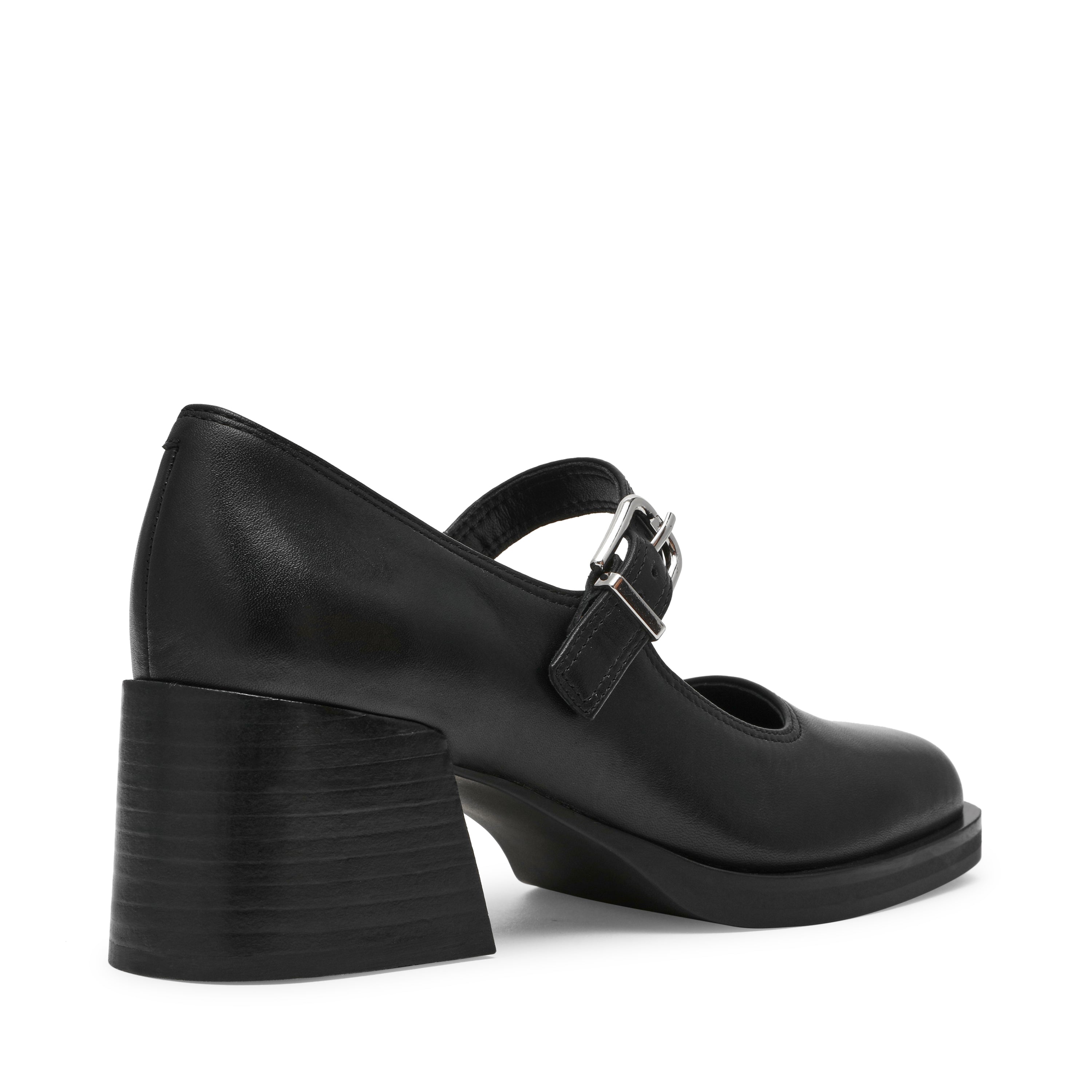 Steve Madden Lisbon women's black leather Chelsea boots, product view 2