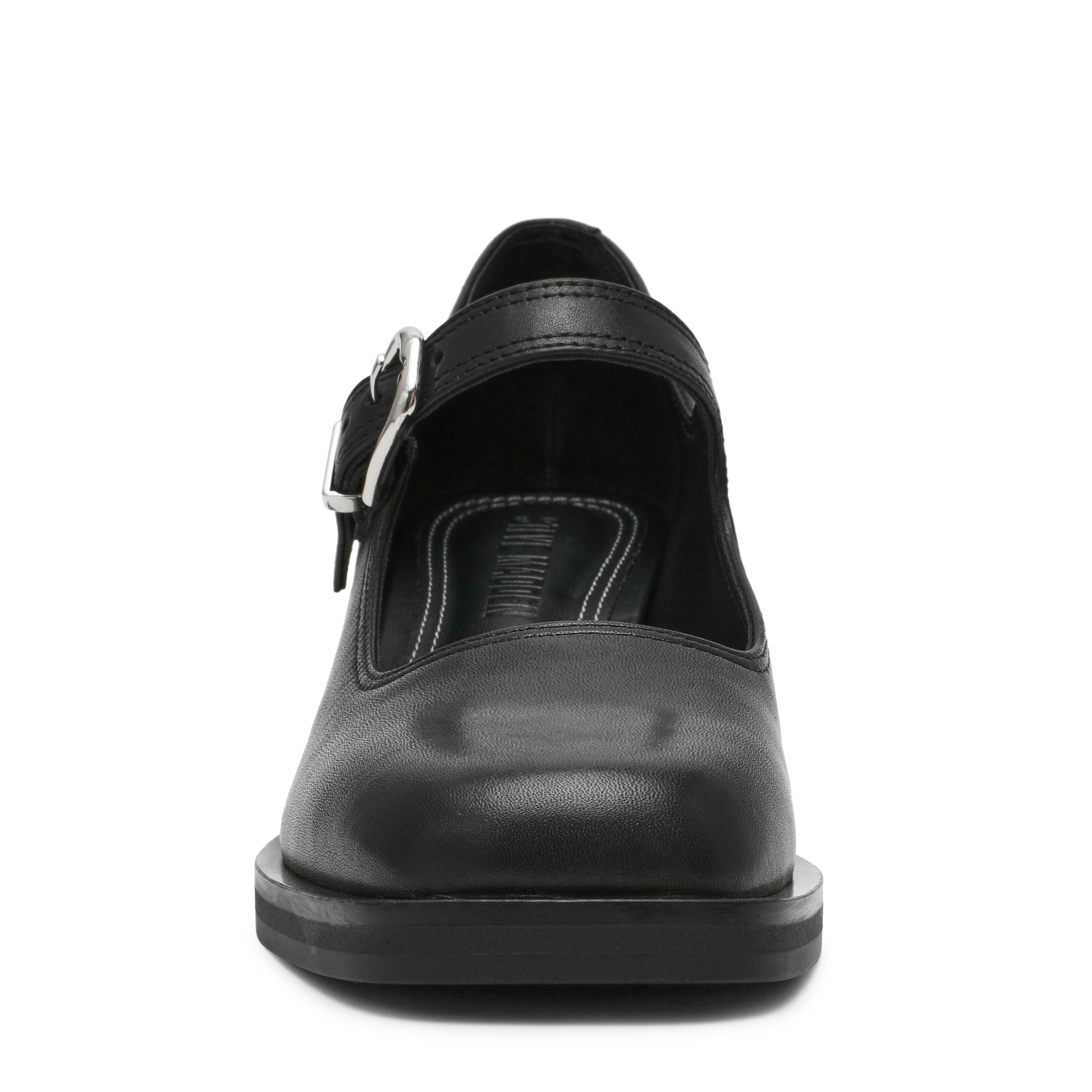 Steve Madden Lisbon women's black leather Chelsea boots, product view 4