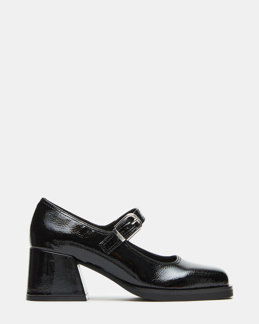 Steve Madden Lisbon women's black leather Chelsea boots, product view 5