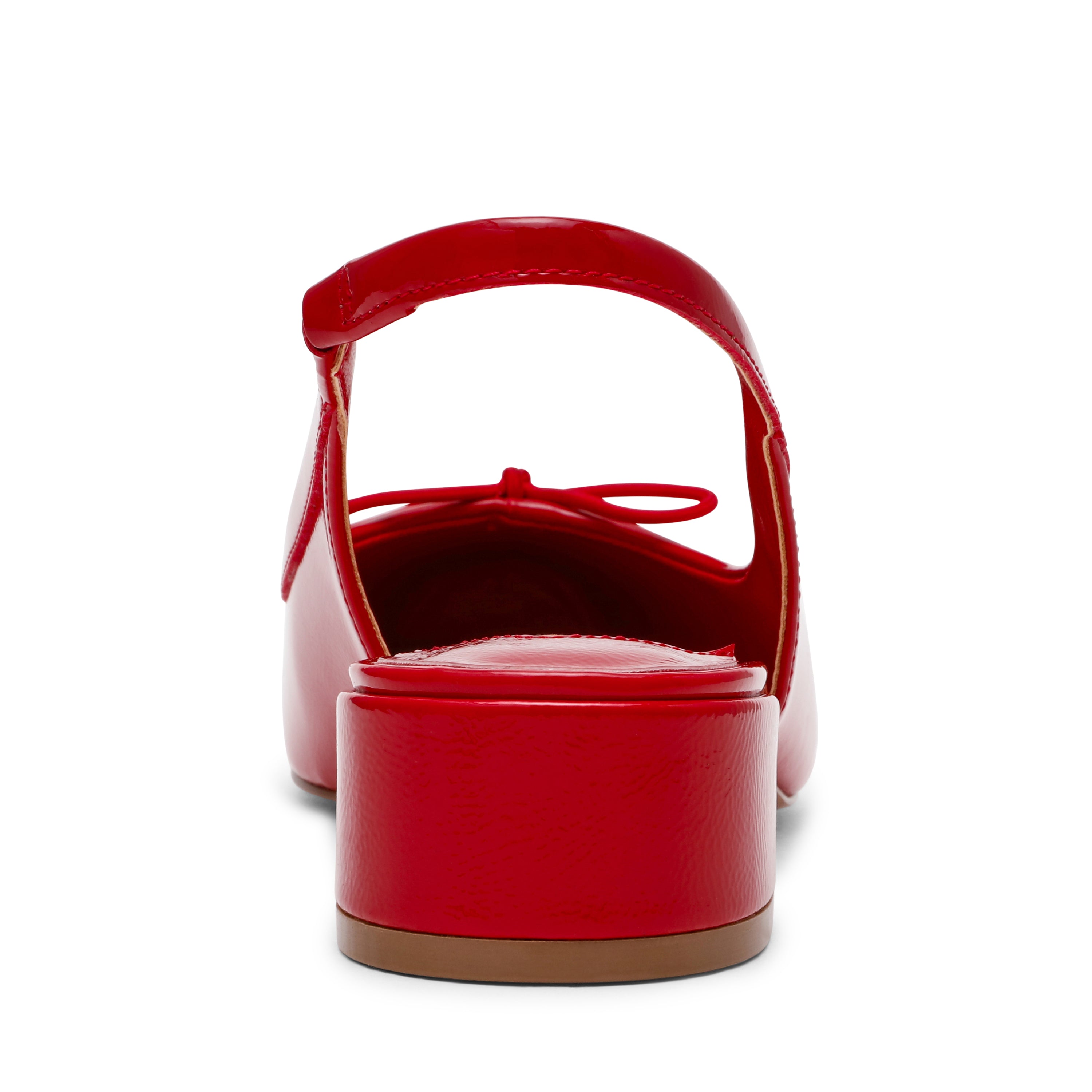 Loved Women's Red Crinkle Patent Heeled Sandals RED CRINKLE PAT - view 3