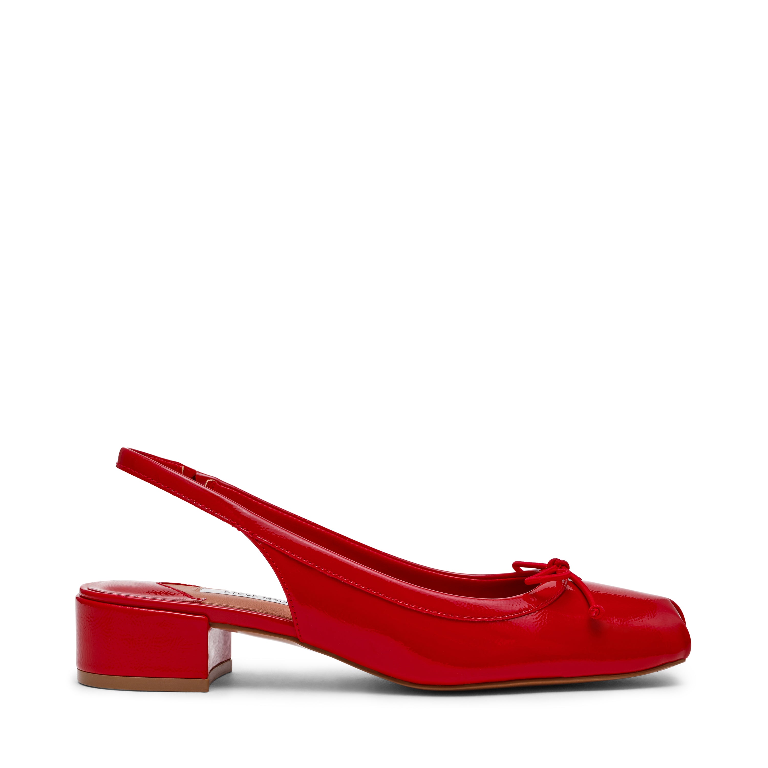 Loved Women's Red Crinkle Patent Heeled Sandals RED CRINKLE PAT - view 5