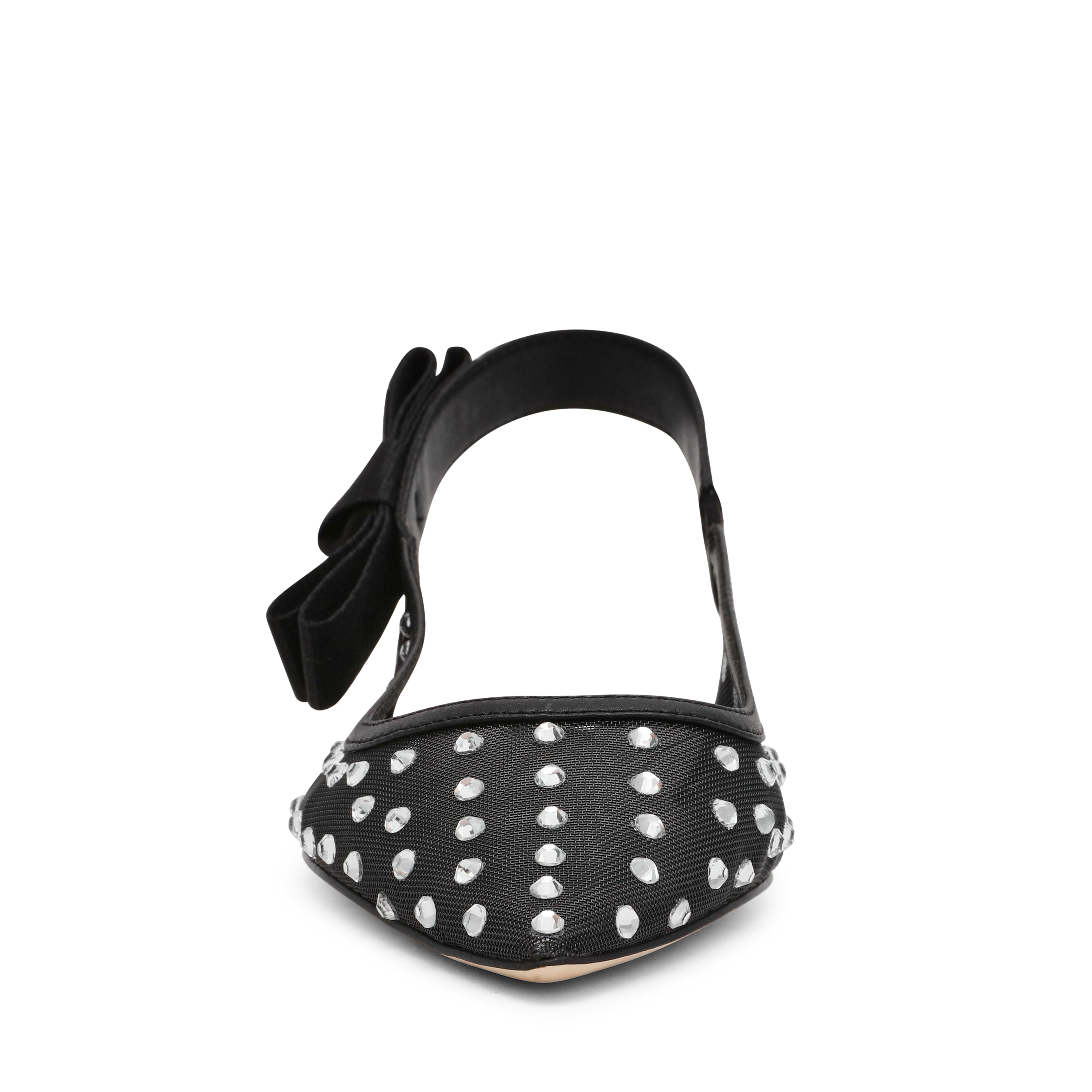 OLYVIA-R BLACK FLAT SANDALS