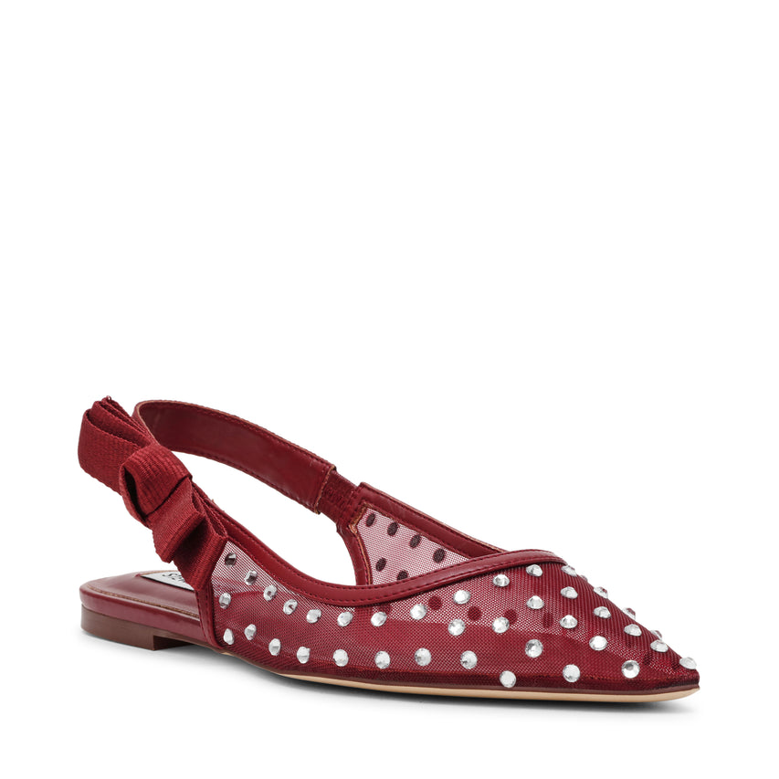 Olyvia-R Women's Cherry Red Flat Sandals