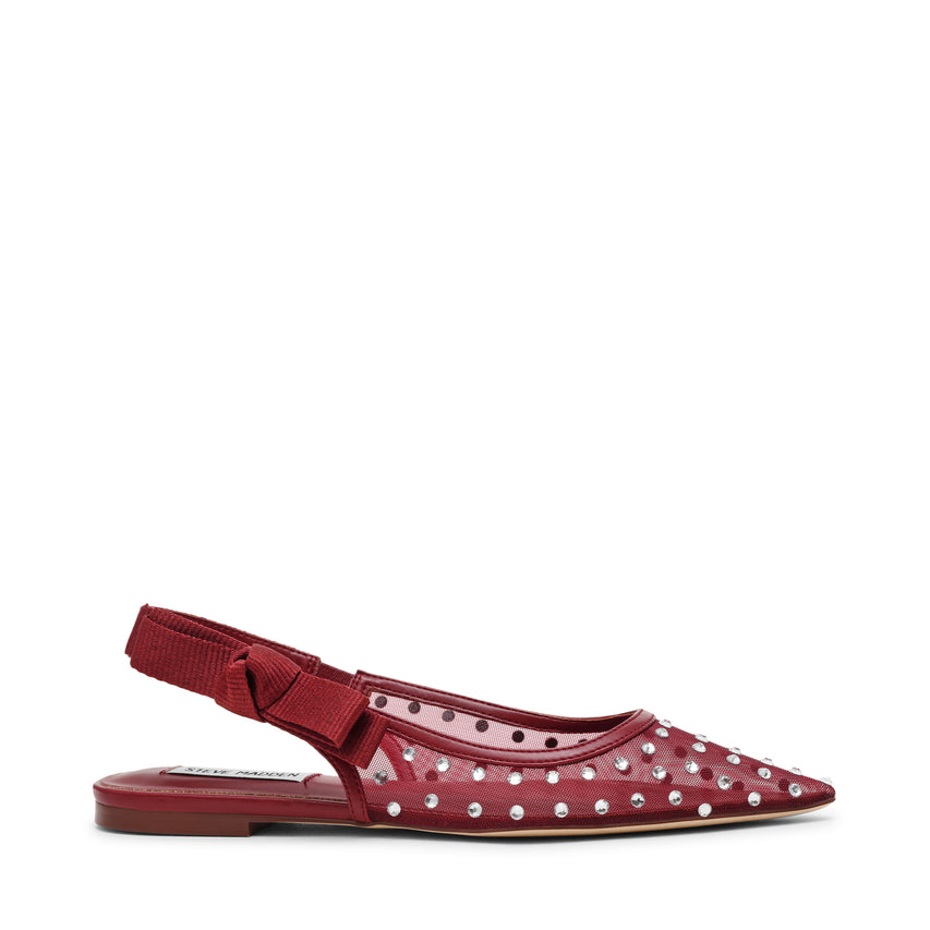Olyvia-R Women's Cherry Red Flat Sandals