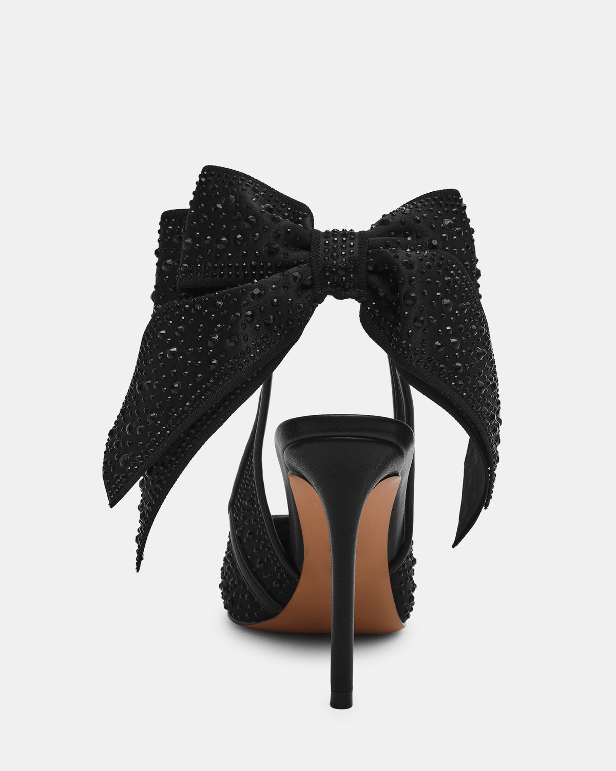 Steve Madden Teacup-mr Women's Black Pumps - rear detail view