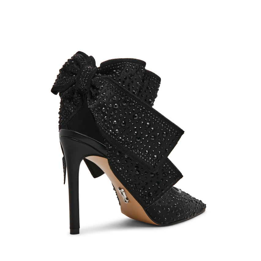 Steve Madden Teacup-mr Women's Black Pumps - rear three-quarter view
