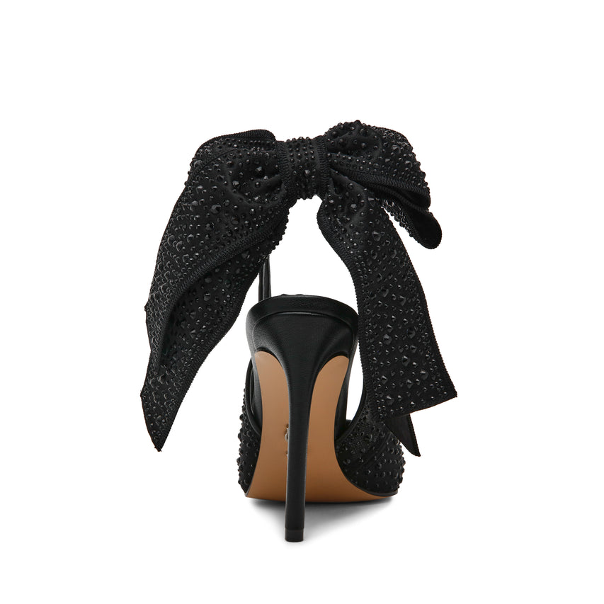 Steve Madden Teacup-mr Women's Black Pumps - rear view