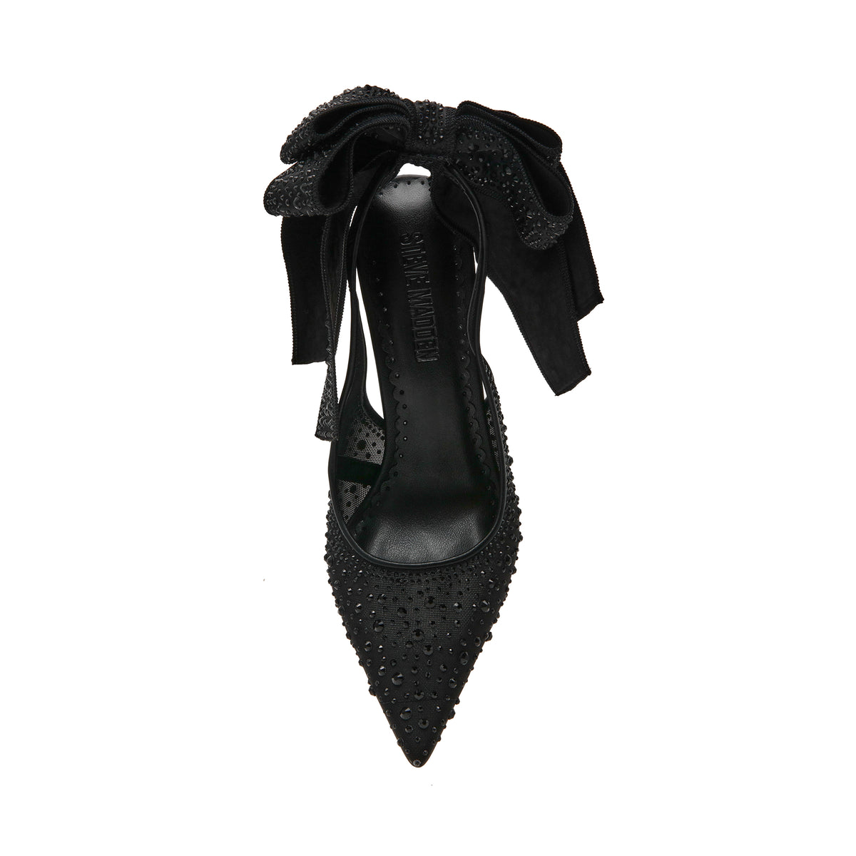 Steve Madden Teacup-mr Women's Black Pumps - top view