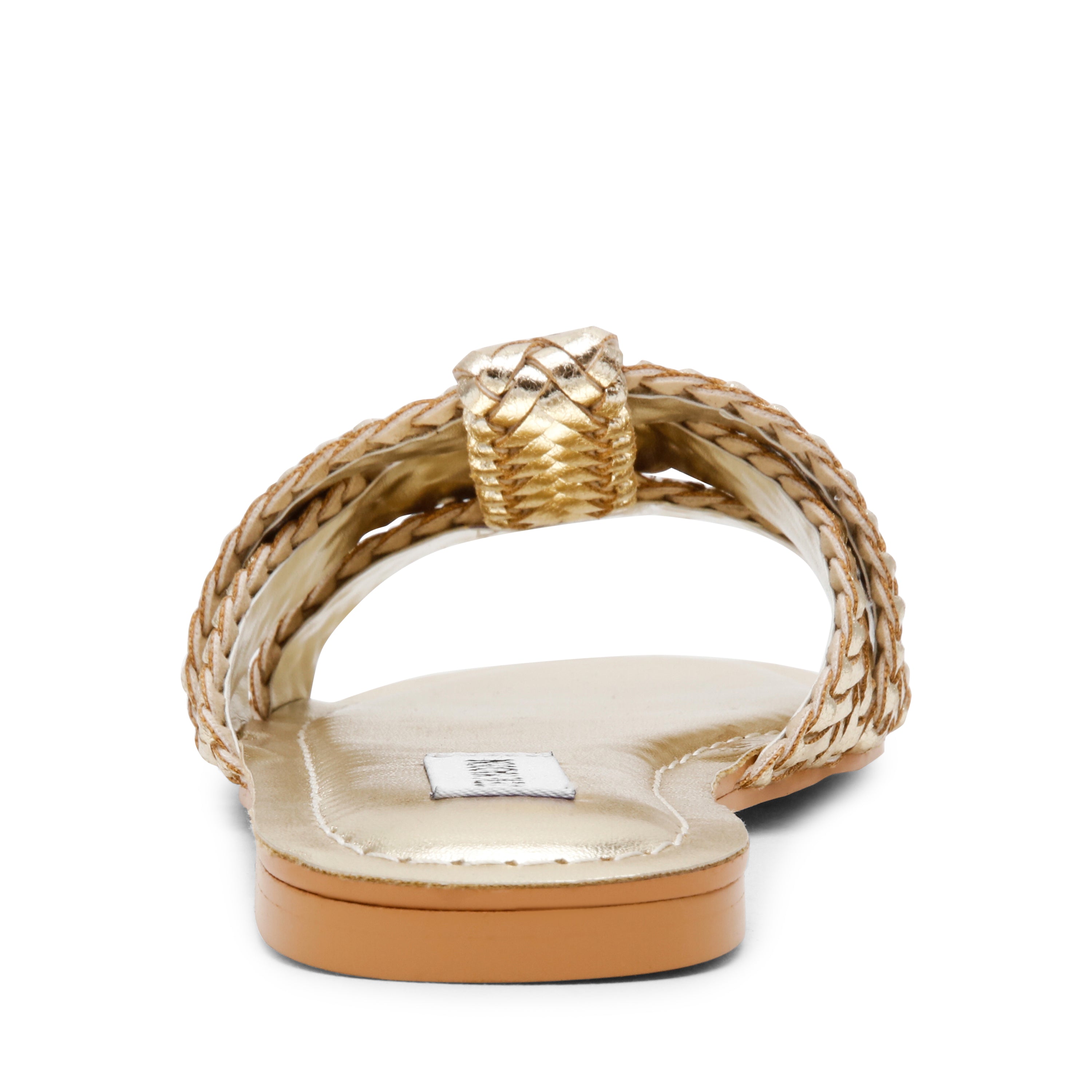 Zing Gold Flats Sandals - view 4