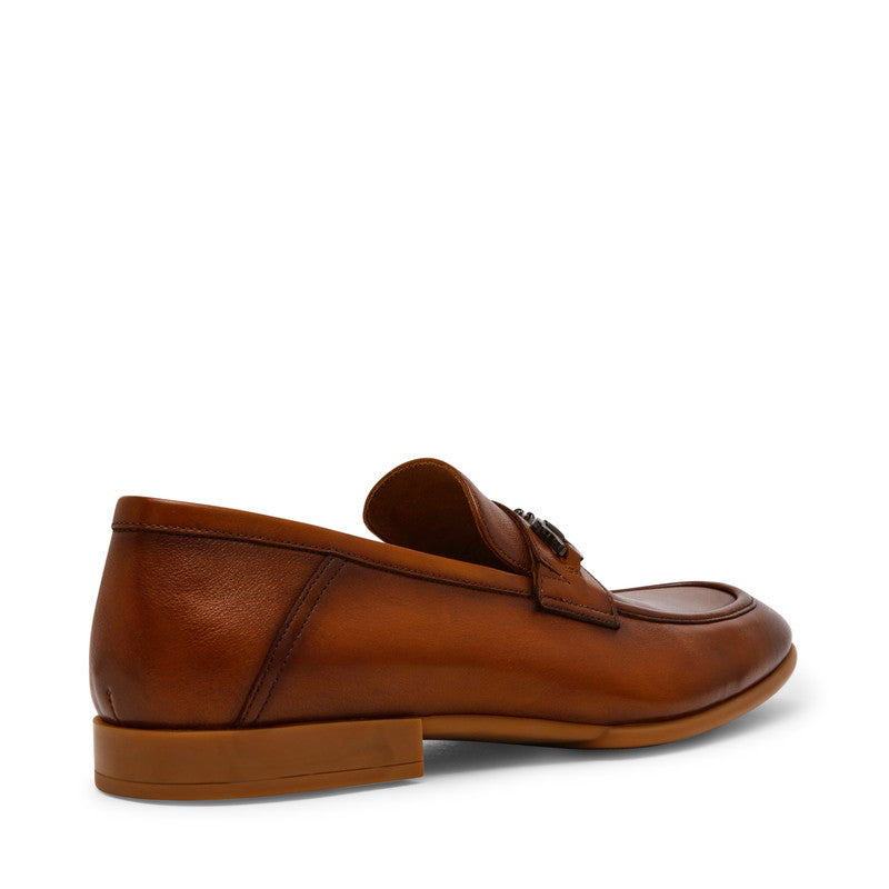 Steve Madden Swazzey Men's Tan Lace-Up Shoes - rear three-quarter view