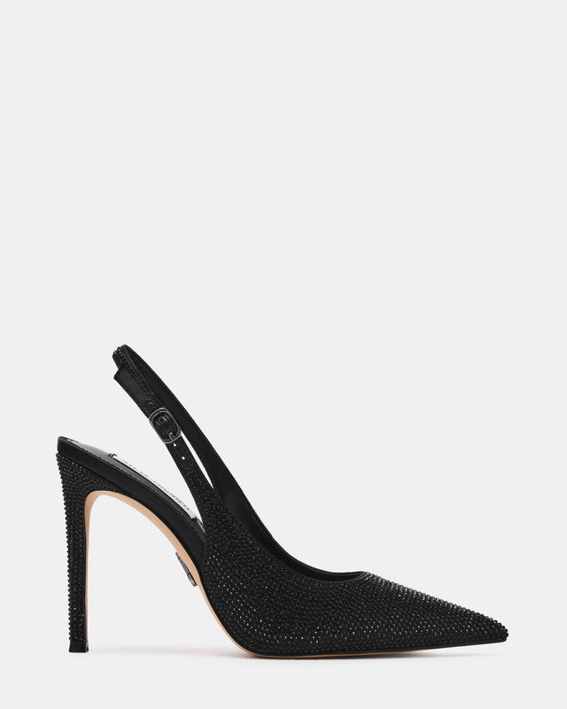 Steve Madden Tremble Women's Black Pumps - side profile