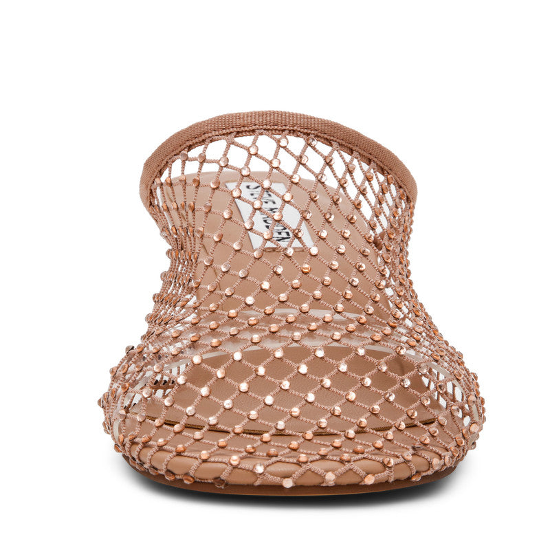 Steve Madden X-ray Women's Rose Gold Mules - front view
