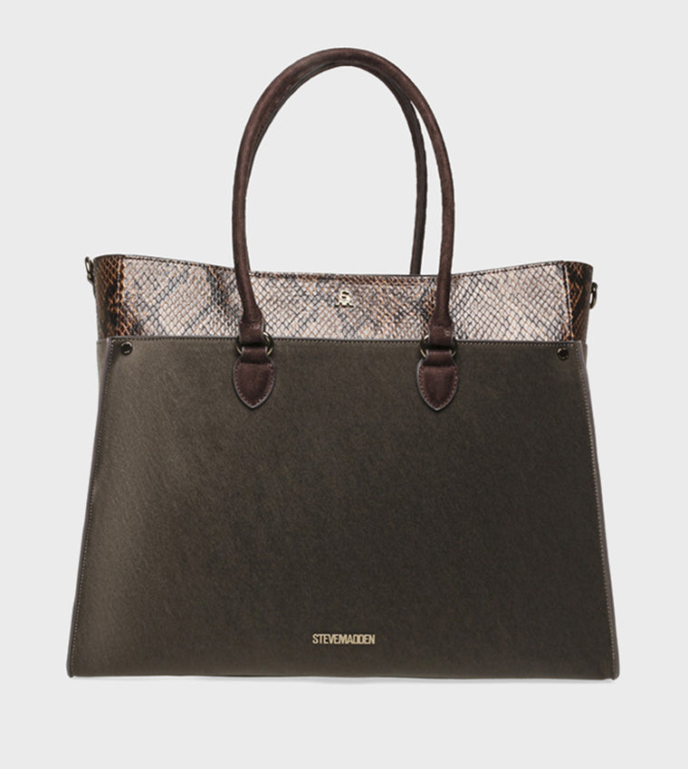 Bmario-M Brown & Bronze Women's Tote Bag