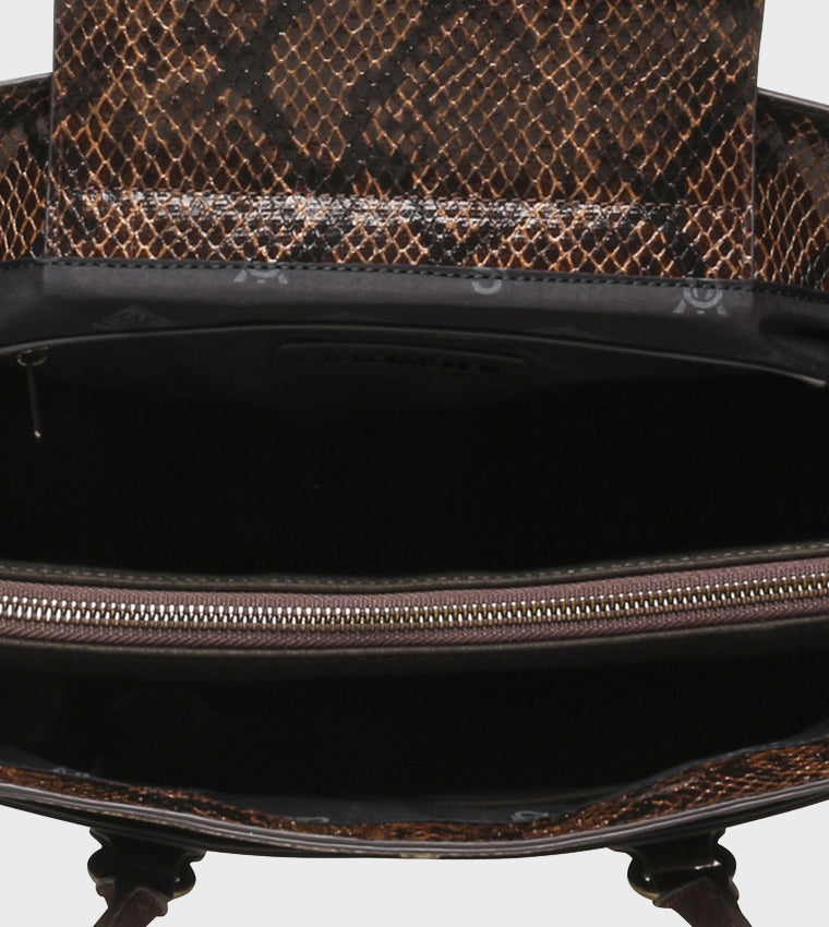 Bmario-M Brown & Bronze Women's Tote Bag - view 5