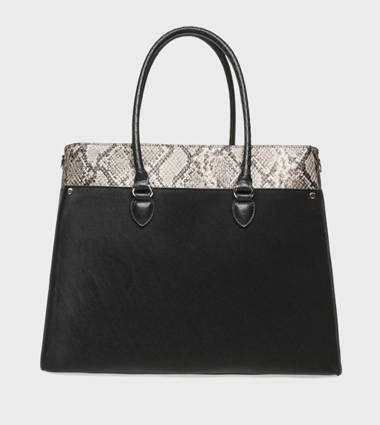 Bmario-M Black & Silver Women's Tote Bag - view 2