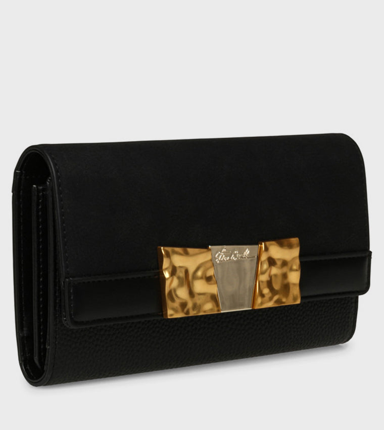 Bclaud Black/Gold Women's Wallet - view 4